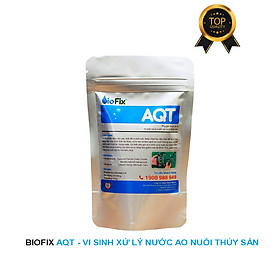Vi sinh xử lý tảo, làm sạch nước ao nuôi, kích thích tăng trường thủy sản - BioFix AQT gói 150 gram