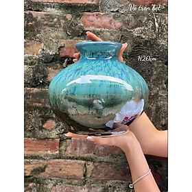 Mua Lọ hoa men hoả biến cao 20cm