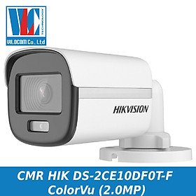 Camera HDTVI ColorVu 2.0MP thân HIKVISION DS-2CE10DF0T-F -Hàng chính hãng