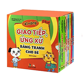 Kỹ Năng Giao Tiếp Ứng Xử Bằng Tranh Cho Bé - Bộ 8 Cuốn - Bản Quyền