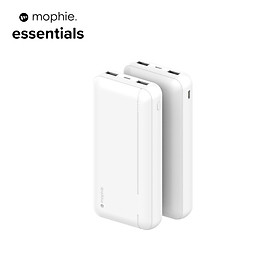 Mua Sạc dự phòng Mophie Essentials 20.000mAh/3.7V PD20W 2 USB-A 1 USB-C  bảo hành 24 tháng 1 đổi 1 - Hàng chính hãng