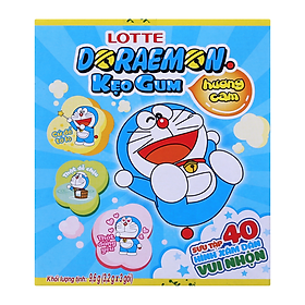 Kẹo Gum Lotte Doraemon Hương Cam 9.6G