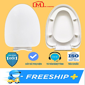 Mua Nắp Bồn Cầu Đóng Êm Cho Bồn VIGLACERA Liền Khối V39