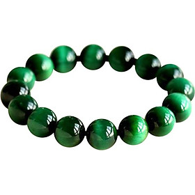 Vòng Tay Đá Mắt Hổ - Xanh Lá MS186 ( Size