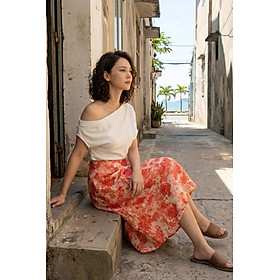 Áo Lệch Vai Traứng Bạch Ảnh Top165 Thời trang Hity