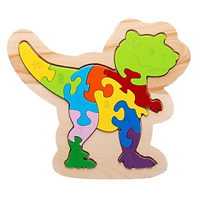 Đồ Chơi Gỗ Ghép Hình Puzzle Tottosi T-Rex 303014 (11 Mảnh Ghép)