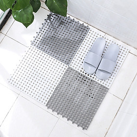 Combo 4 sàn nhựa ghép chống trơn nhà vệ sinh, ban công kích thước 30cm x 30cm