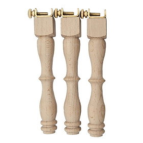 Embroidery Stand Hoop Legs Set Wood Embroidery Cross Stitch Hoop Heightening Replacement Legs Ring Frame Adjustable Sewing Tools