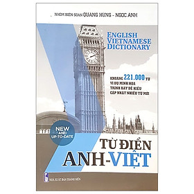 Từ Điển Anh – Việt 221.000 Từ