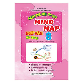 Download sách Khám Phá Siêu Tư Duy Mindmap Ngữ Văn Tài Năng 8 (In Màu)