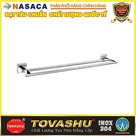 Treo Khăn Đôi Tovashu CV7 (Inox 304 - Bảo hành 20 năm)