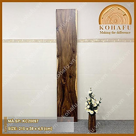 Mua Mặt gỗ me tây phù hợp làm băng ghế  kệ trang trí  quầy bar gỗ tự nhiên nguyên tấm KC20097