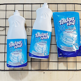2 chai rưa chén Lipon và 1 bịch rửa chén Lipon size nhỏ Thái Lan rửa sạch an toàn dịu nhẹ