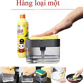 Mua Dụng cụ đựng xà phòng rửa chén thông minh tặng kèm mút rửa chén