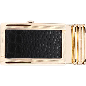 Đầu Khóa Da Bò Đầu Vàng Huy Hoàng HT9119 - Đen