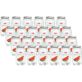 Nước Sparkling OKF Vị Dưa Hấu Lon 350ml Thùng 24 Chai (350ml x 24)