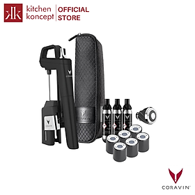 Mua Coravin - Bộ Dụng Cụ Chiết Rượu Timeless Six+ Màu Mist - 14 Món