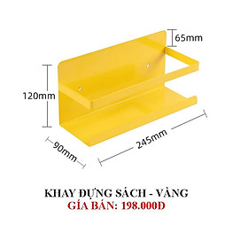 Khay đựng sách, dụng cụ văn phòng, dụng cụ bếp Dola Home kim loại cao cấp