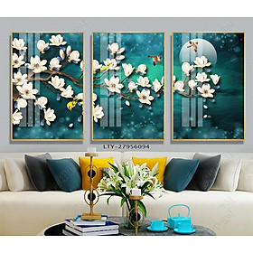 Mua Bộ 3 Tranh Tráng Gương Phong Cách Hiện Đại - Tranh Treo Tường