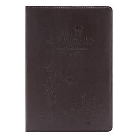 Bìa 10 Lá Menu A4 Da Cao Cấp 210