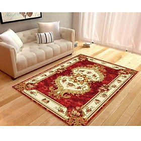 Mua Thảm trải sàn Sofa trang trí phòng khách Bali in 3D Nhung nỉ lì cao cấp sang trọng hiện đại BL59 - Lông Vũ Sắc Màu