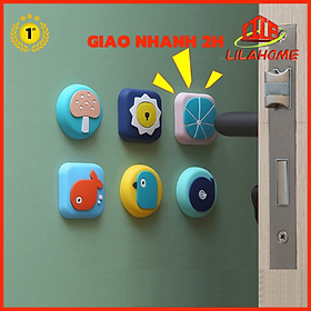 Mua Chặn Cửa Silicon Chống Va Đập Dán Tường Họa Tiết 3D  Miếng Lót Chống Va Đập Giảm Tiếng Động Siêu Tiện Ích - Giao Màu Ngẫu Nhiên