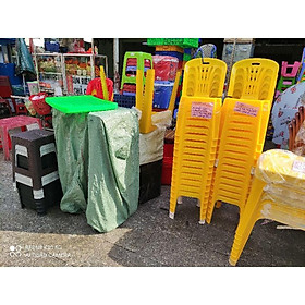 Mua combo 6 ghế dựa nhỏ màu vang
