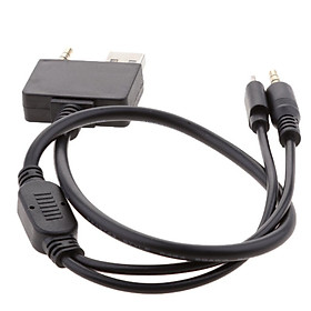 Car 3.5mm Male AUX Audio Interface Adapter Cable for   for