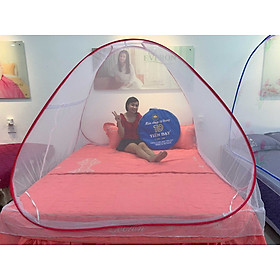 Mùng Ngủ Không Đáy Việt Nam Cao Cấp - Họa Tiết Ngẫu Nhiên - 2.0m X 2.2m
