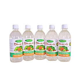 Dấm Gạo Toàn Thắng combo 5 chai