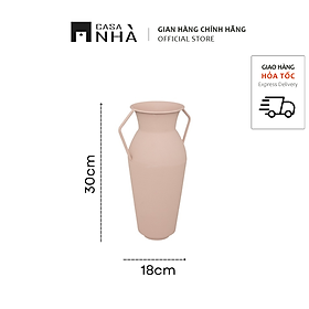 Mua Bình cắm hoa bằng kim loại có tay cầm - Bình sắt trang trí nhà cửa phong cách tối giản - POLS - POTTEN - FIOLE