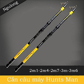 Cần câu máy Hunts man trâu bò nhấc tĩnh 3.5 kg chất liệu Carbon có các chiều dài từ 2m1 đến 3m6 CM3