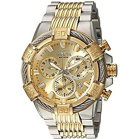 Invicta Men's Bolt Quartz Watch with Two-Tone-Stainless-Steel Strap, 16 (Model: 25864)