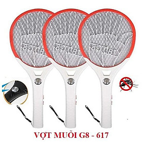 Mua VỢT ĐẬP MUỖI G8 - 617/ 620 SIZE TO 21 CM TÍCH HỢP ĐÈN LED SIÊU SÁNG
