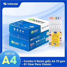 Combo 5 Ream Giấy Flexoffice A4 70 gsm - IK COPY PP-02 (500 TỜ/REAM)
