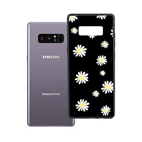 Ốp lưng viền TPU cho Samsung Galaxy Note 8 - Cúc Họa Mi