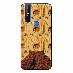 Ốp Lưng in cho Vivo V15 Mẫu Ở Nhà Một Mình - Hàng Chính Hãng