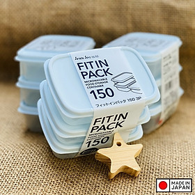 Hộp trữ đông, bảo quản thực phẩm Freezermate Fit in Pack nhựa nguyên sinh an toàn hàng nội địa Nhật Bản