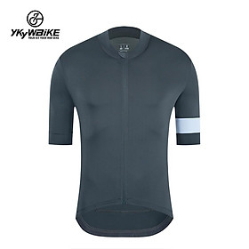 Ykywbike Cycling Jersey Man MTB Xe đạp Quần áo chuyên nghiệp Summer Sken Skeeve Quick Dry Road Bike Sleeve Cycling Jersey Shirt Color: YJZ968 black Size: Asia M (EU S)