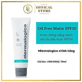 HCM Kem chống nắng quang phổ rộng dành cho da dầu mụn Oil Free Matte SFP30