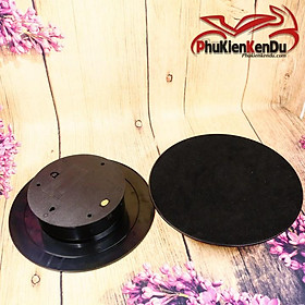 Mua ĐẾ XOAY  BÀN XOAY TRƯNG BÀY SẢN PHẨM NHUNG 25CM  TẢI: 3KG