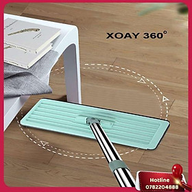 Bộ Cây Lau Nhà 360 Độ Tự Vắt Thông Minh Đa Năng Xoay 2 Vách Ngăn Cao Cấp