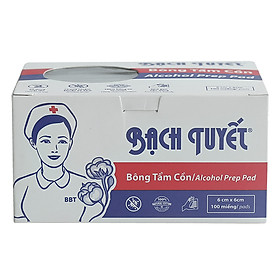 Bông Tẩm Cồn Bông Bạch Tuyết TP172 (100 Miếng)