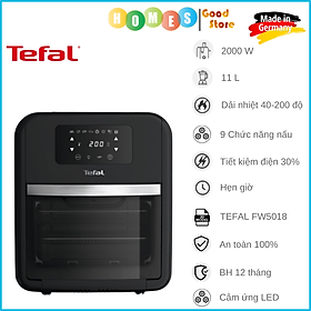 Nồi Chiên Không Dầu Kiêm Lò Nướng TEFAL FW5018 Easy Fry Over & Grill 9-IN-1, Nhập Khẩu Đức Dung Tích 11L, 9 Chức Năng Công Suất 2000W - Hàng Nhập Khẩu