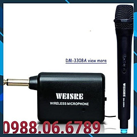 Mua Micro Không Dây Weisre DM-3308A hỗ trợ cho các dòng loa kéo di động  đặc biệt là các dòng loa trợ giảng.