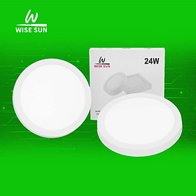 Mua Đèn LED panel ốp nổi tròn Wise Sun giá rẻ - chất lượng 18W/24W - Đơn Sắc