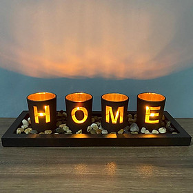 Set of 4 Candle Holder Candlestick Table Centerpiece Wedding Decor