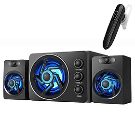 Mua Bộ Loa Vi Tính Để Bàn D-209 (màu ngẫu nhiên) + Tai Nghe Bluetooth Nhét Tai