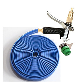 Bộ dây và vòi xịt tăng áp lực nươc 3 lần 206621 (dây xanh)