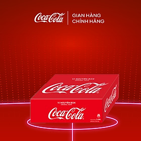 Thùng/Lốc 24 Lon Mi-nhon Nước Ngọt Giải Khát Có Ga Coca-Cola Vị Nguyên Bản Original 235ml/Lon Sale 6.6 Coca-Cola Official Store